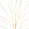 2 Pack 24in. Pre-Lit Artificial White Birch Branches, Warm White LED Lights